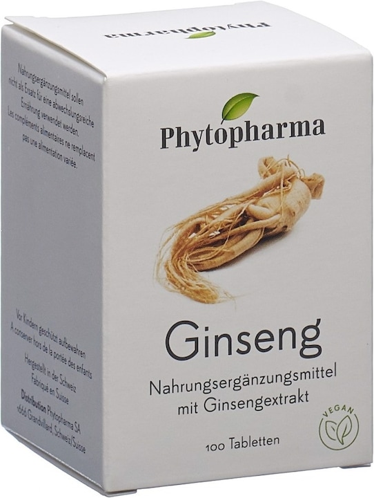 Actual product image Phytopharma Ginseng (100 Piece, Pills, 73 g)