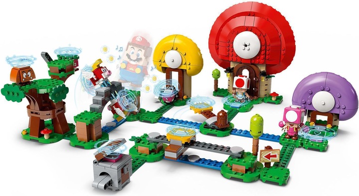 Image du produit LEGO Jeu d'extension pour la chasse au trésor des crapauds (71368, LEGO Super Mario)