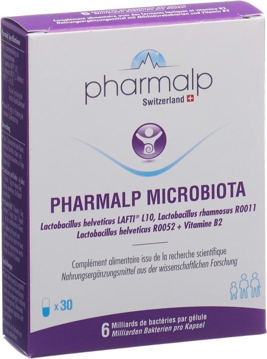 Actual product image Pharmalp MICROBIOTA Kapseln (30 Piece, Capsules, 32 g)