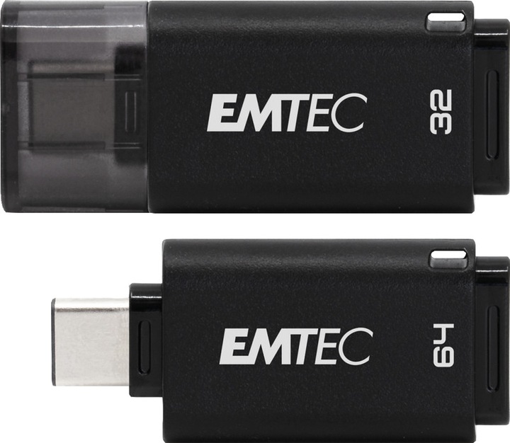 Produktbild Emtec USB FlashDrive 32GB D400 USB-C 3.2 (80MB/s) (32 GB, USB-C)