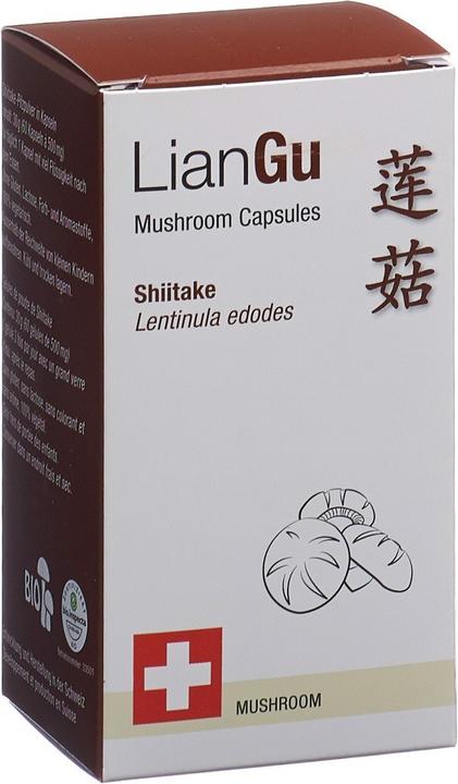 Actual product image Lian Shiitake Mushrooms Kapsel (60 Piece, Capsules, 65 g)