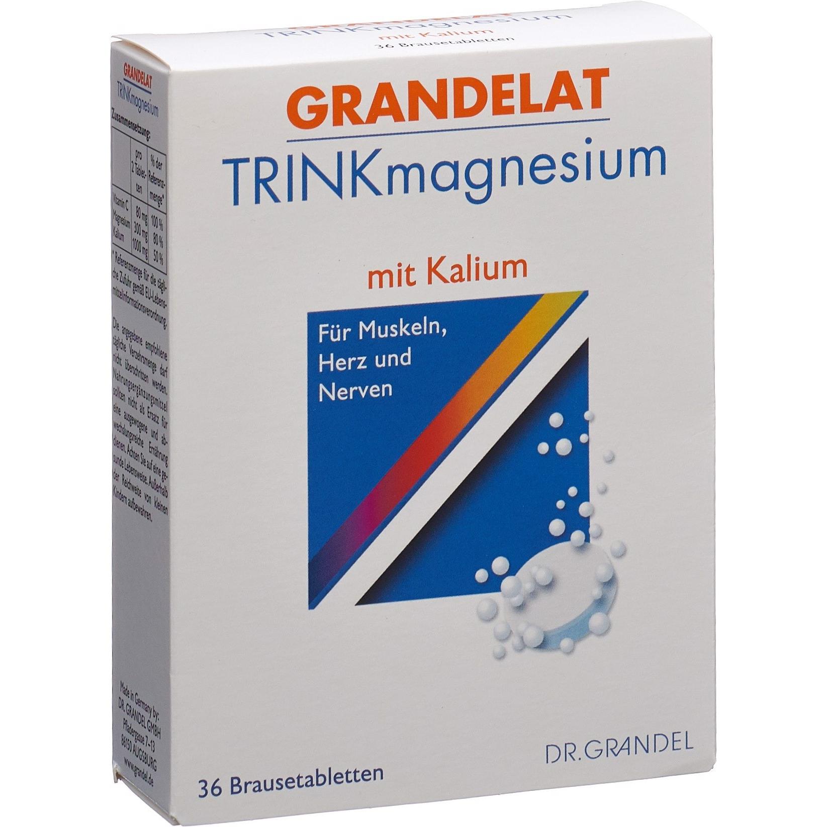Dr Grandel, Vitamine + Nahrungsergänzung, Magnesium Brausetablette (36 Stück, Brausetablette, 249 g)