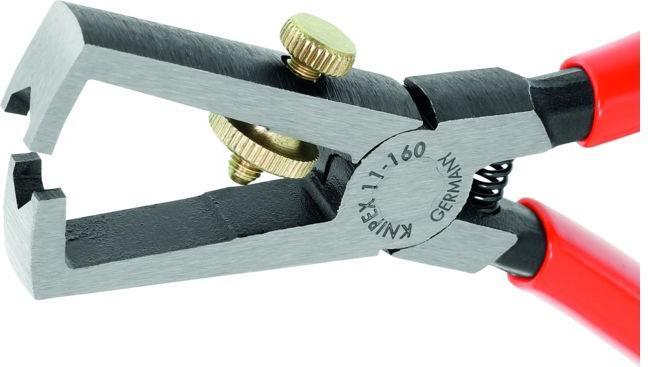 Image du produit Knipex Pince à dénuder Avec ressort d'ouverture, universel 11 01 160 (160 mm)