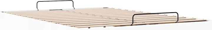 Actual product image VidaXL Ottoman bed without mattress white 140x200 cm faux leather (140 x 200)