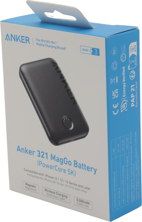 Produktbild Anker 321 MagGo (5000 mAh, 7.50 W, 18.50 Wh)