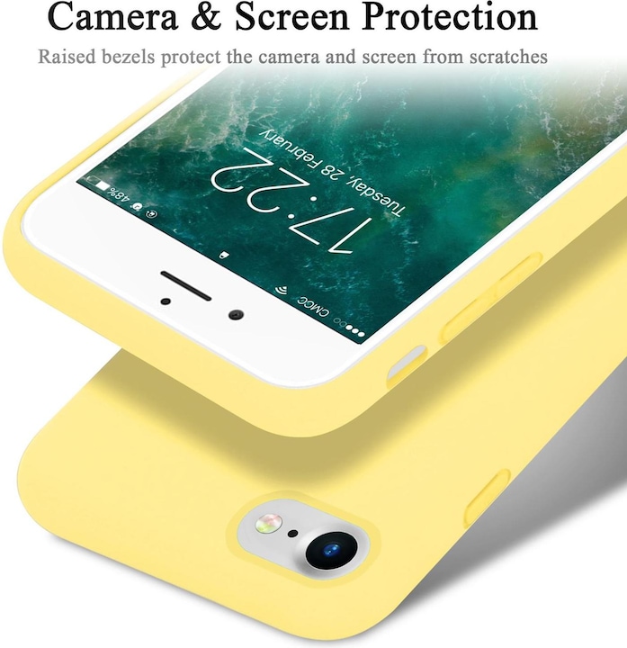 Image du produit Cadorabo TPU Liquid Silicone Case Cover (Apple iPhone 7, Apple iPhone SE (2ème génération))
