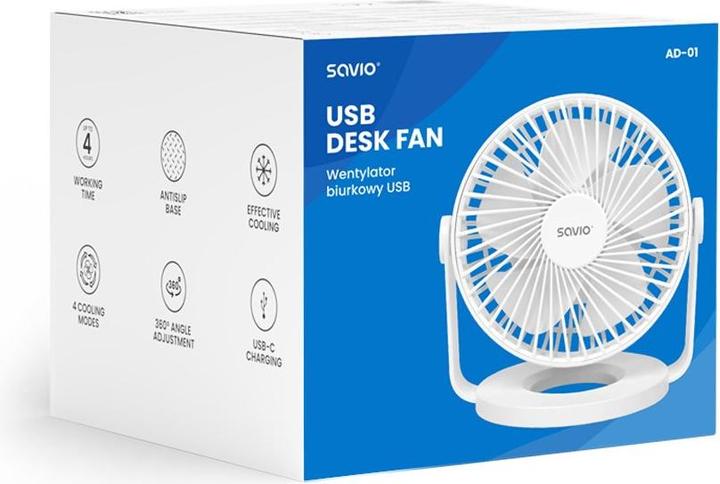 Produktbild Savio AD-01 WHITE (36 dB)