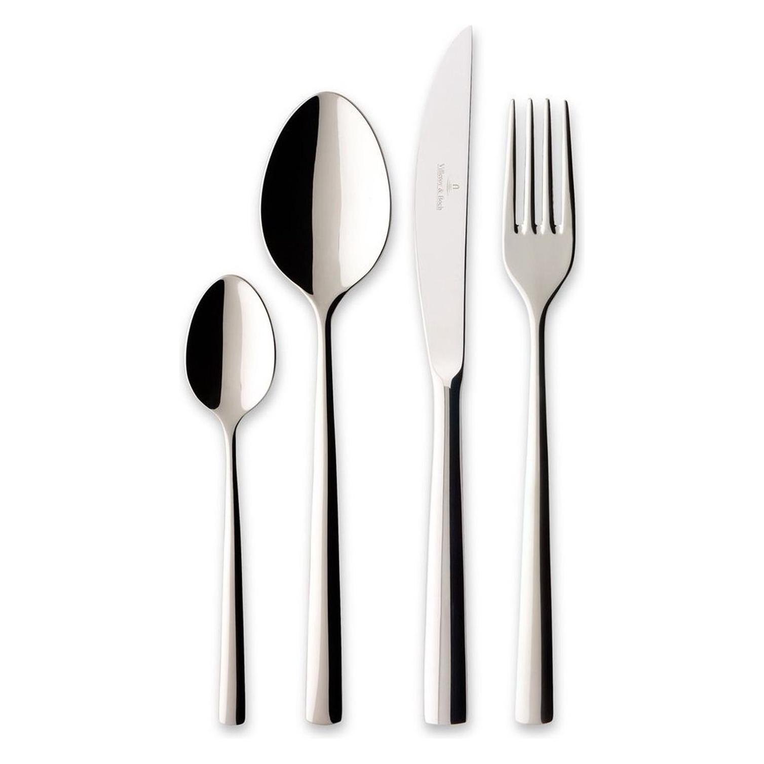Villeroy & Boch Bestekset Couvert Piemonte, Bestek, Zilver