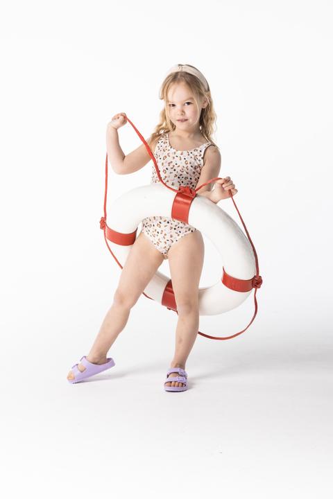 Produktbild Swim Essentials Badeanzug Mädchen 74/80 Kaki Leopard (74)