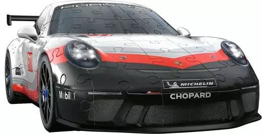 Productafbeelding Ravensburger 3D Puzzle 108 Teile - Iconics: Porsche 911 GT3 Cup (108 onderdelen)