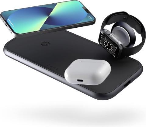 Image du produit Zens Chargeur sans fil 4 en 1 en aluminium (avec câble MFi Apple Watch) (45 W)