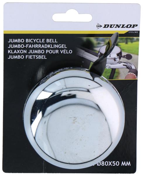 Actual product image Dunlop Bike bell retro silver