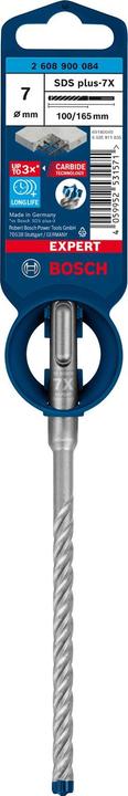 Produktbild Bosch Professional Zubehör EXPERT SDS plus-7X Hammerbohrer, 7 x 100 x 165 mm (7 mm)