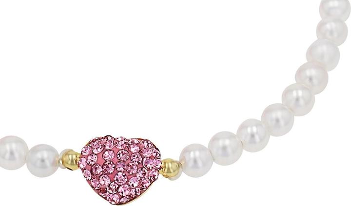 Immagine prodotto Amor Bracciale da donna, argento 925, cristallo sintetico, perla conchiglia | cuore (18 cm, Argento 925)