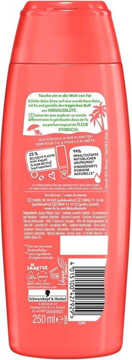 Actual product image Fa 8xShower 250ml Paradise Moments (250 ml)