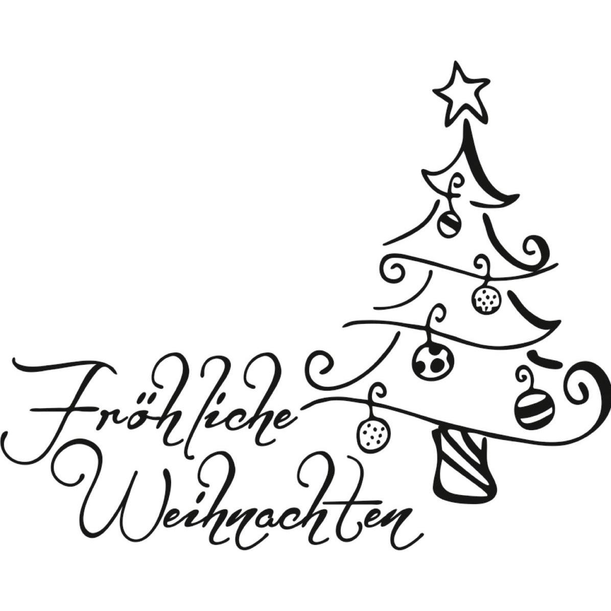 Thumbnail - Stewo, Stempel, Frohe Weihnachten Tanne