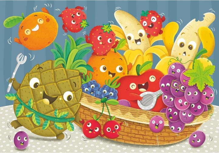 Produktbild Ravensburger Kinderpuzzle - Freche Früchte - 2x24 Teile Puzzle für Kinder ab 4 Jahren (24 Teile)