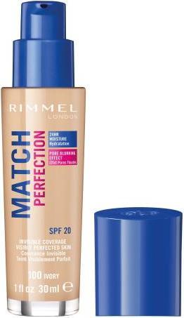 Actual product image Rimmel London Match Perfection SPF20 (100 Ivory)
