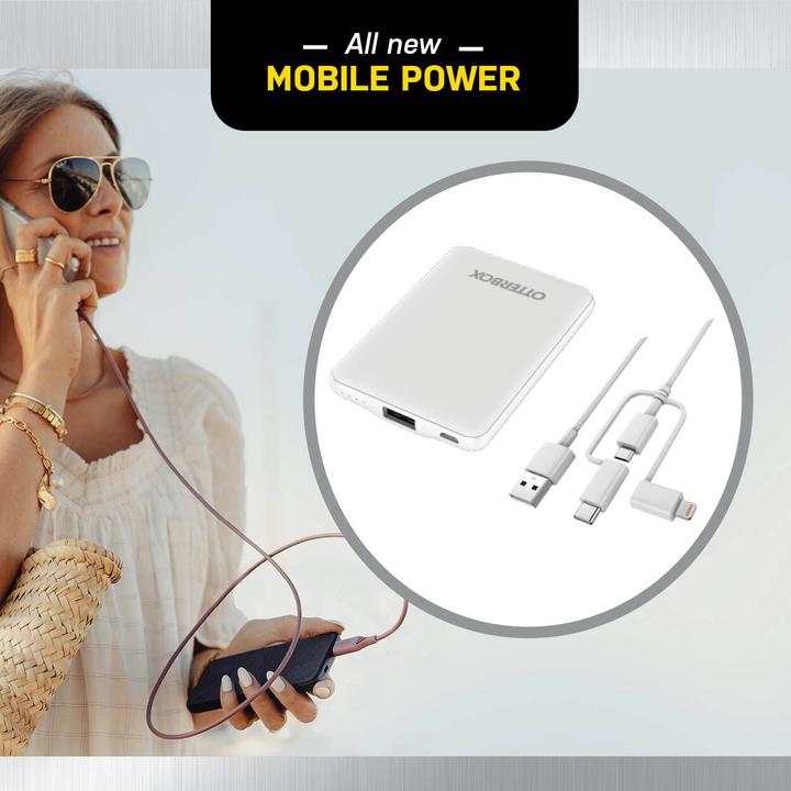 Actual product image OtterBox Power Bank Bundle (5000 mAh, 10.50 W, 18.50 Wh)
