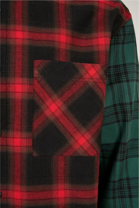 Produktbild Urban Classics Oversized Mix Check Shirt - 17008 (M)