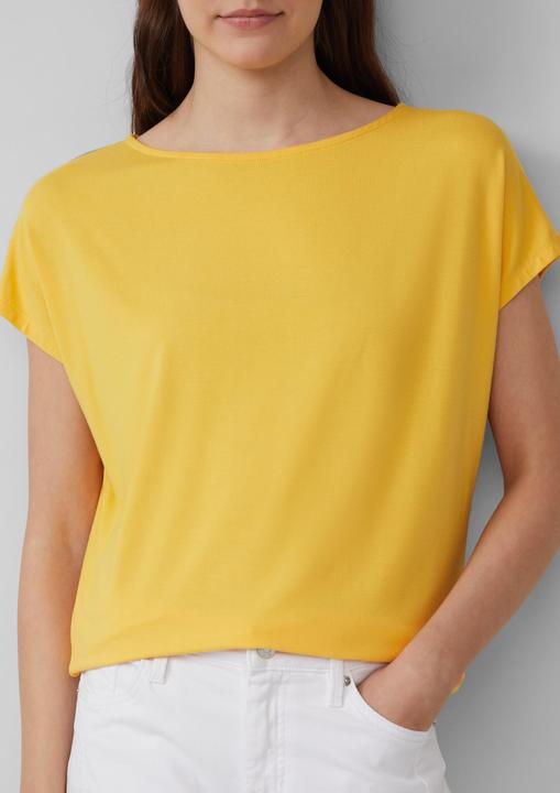 Actual product image S.Oliver T-Shirt Fliessendes Jersey-Shirt mit überschnittenen Schultern (42)