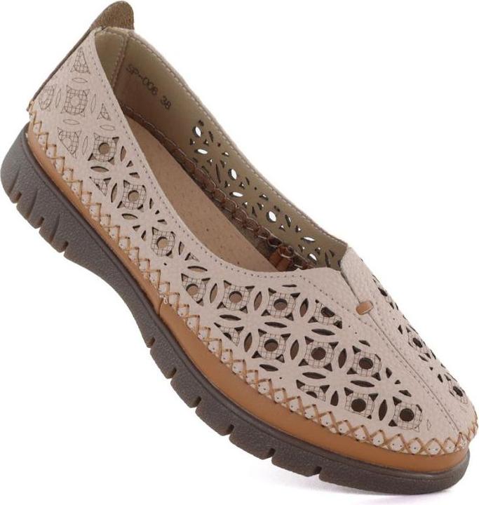 Produktbild Leone Beige Sergio PB291 block heel pumps (38)