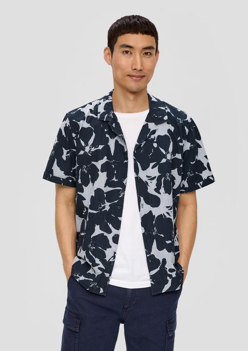 Image du produit S.Oliver Hemd Kurzarmhemd aus Baumwollmix (M)