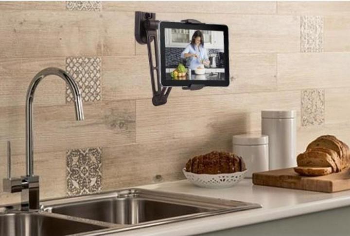 Actual product image Techly Mounting kit (adjustable mounting arm, tablet holder) for tablet - art
