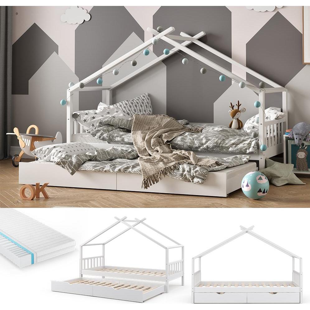 Thumbnail - VitaliSpa, Kinderbett, Hausbett Design (90 x 200 cm)