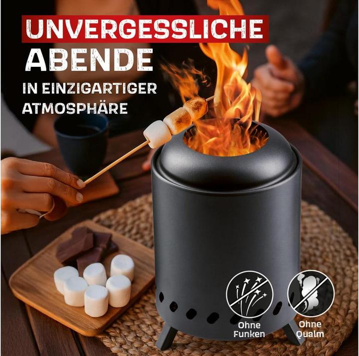 Actual product image Landmann Rauchfreie Feuerschale für Garten & Camping (18 cm)