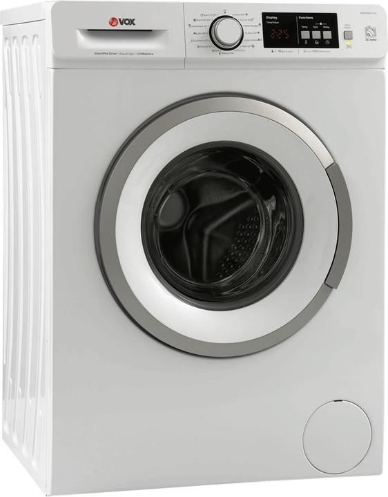 Immagine prodotto Vox Waschmaschine WMI 1080-T15A (A, 8 kg, 1000 o/min, 15 Stück, Inverter) (8 kg, A sinistra)