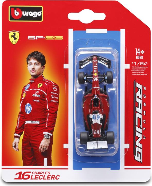 Bburago Ferrari F1 SF-25 1/64 Leclerc 2025
