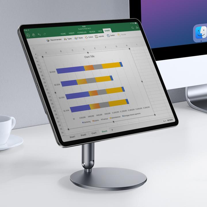 Produktbild Wiwu Other - Portable and Adjustable Tablet Stand ZM310 for iPad Air 13" 2024/Pro 12,9"