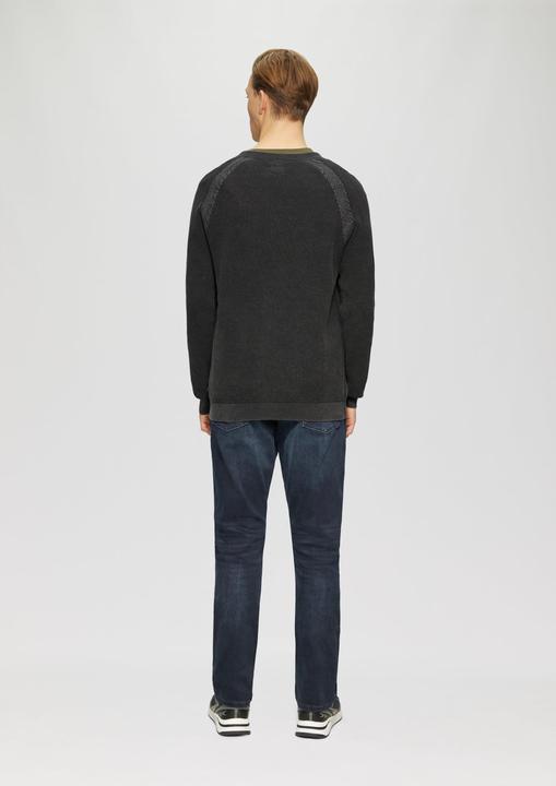 Produktbild S.Oliver Strickpullover Gewaschener Strickpullover mit Struktur (S)