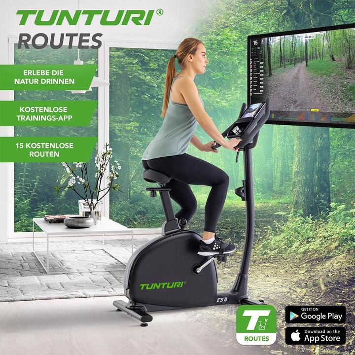 Produktbild Tunturi Signature E50 Hometrainer - Ergometer & Servomotor - Bluetooth - Fitnessfiets