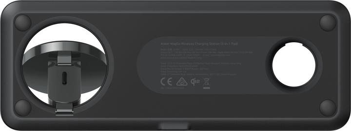 Actual product image Anker Stacja magnetyczna pozioma MagGo 15W 3-in-1 Czarna (25 W)