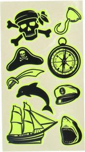 Produktbild Grafix Glow in the Dark Tattoos - Pink