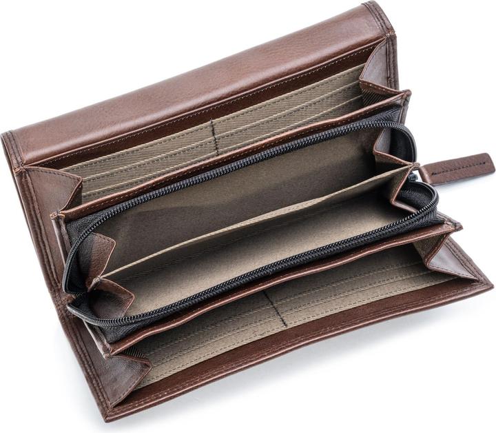 Actual product image Farmhood Memphis wallet RFID protection leather 19 cm
