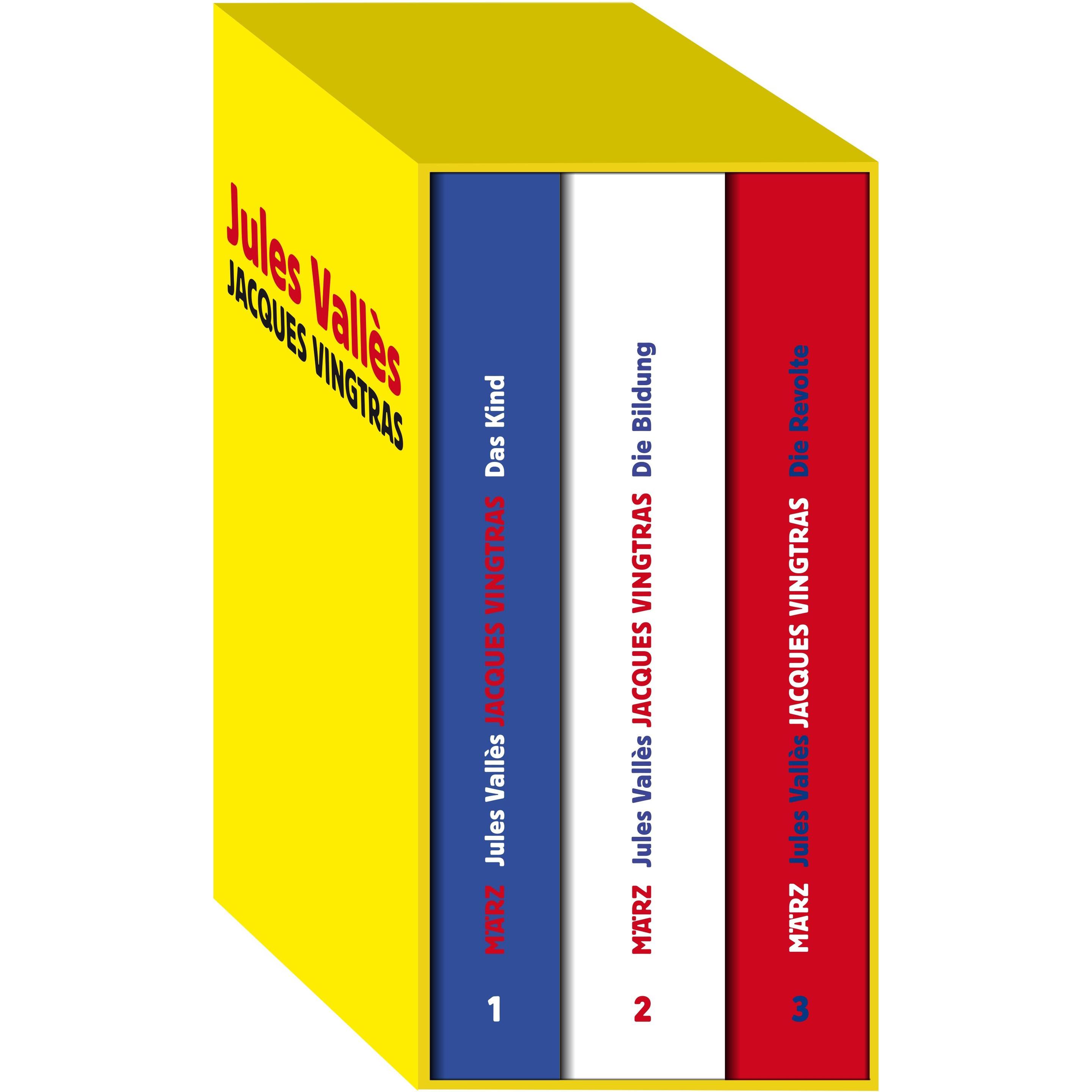 Jacques Vingtras, 3 Teile, Belletristik von Jules Vallès, Barbara Kalender, Christa Hunscha