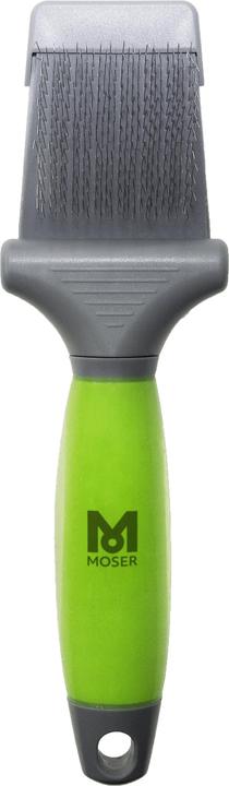 Image du produit Moser 2999-7085 Brosse flexible double face pour animaux (Chien, Chat)