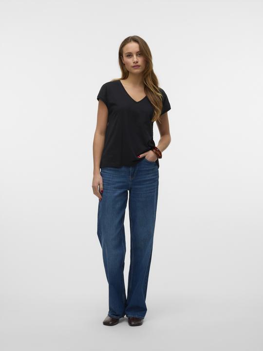 Produktbild Vero Moda Vmluna Ss V-Neck Tee Jrs Noos (M)
