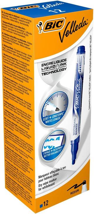 Actual product image Bic Whiteboard marker Velleda Liquid Ink Blue (Blue, 2.20 mm, 12 x)