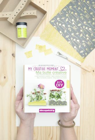 Image du produit Décopatch Kit de bricolage Étagère murale 5 x 16 x 16 cm