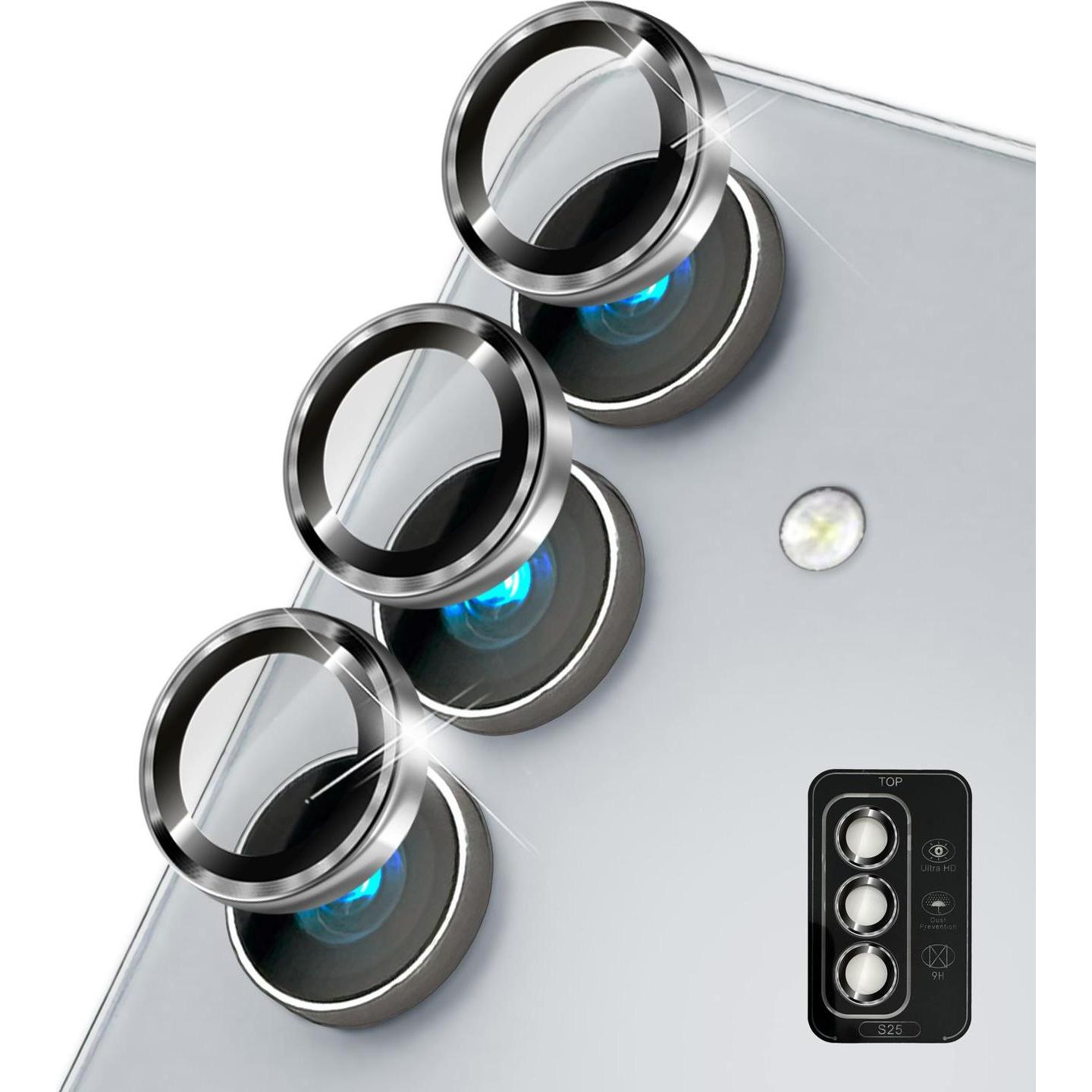 Thumbnail - Nalia Focus.Pro CLX - Kameraschutz Linsenglas Reflexionsfrei - Camera Lens Protector (1 Stück, Samsung Galaxy S25), Smar...