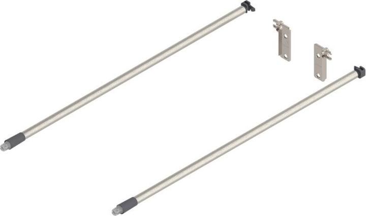 Actual product image Blum MOVENTO longitudinal railing set with ZRE rear wall bracket (1 pcs.)
