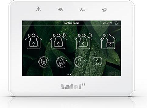 Produktbild Satel INT-TSG2-W touch control panel (4.3") pixels