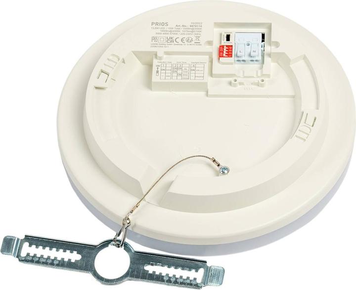 Produktbild Prios Artin LED-Deckenlampe, Sensor, rund, 22 cm (1650 lm)