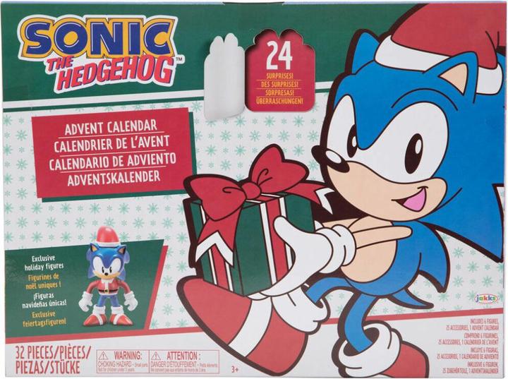 Produktbild Jakks Pacific Sonic the Hedgehog Advent Calendar 2.5 Inch Figures & Accessories Classic Theme