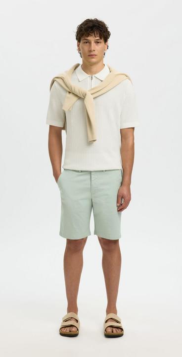 Image du produit Selected Slhcran Ss Knit Structure Half Zip Polo (XL)