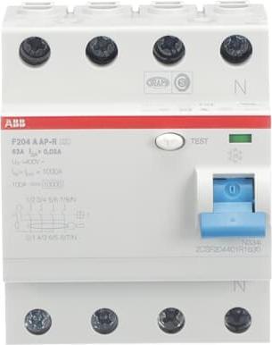 Produktbild ABB F204A-63/0,03AP-R FI-Schutzschalter proM compact 4p 30mA